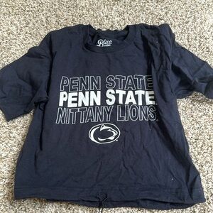 cropped penn state tee size small